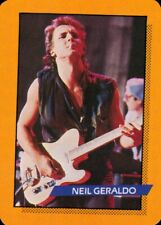 Neil Geraldo, Pat Benatar, 1985 Rock Star Concert Trading Cards #43