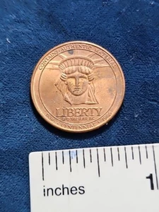 Moneda vintage Liberty 1886-1986 Sear siglo nuevo (MT.#0328) - Imagen 1 de 2