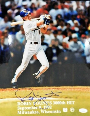 Robin Yount Milwaukee Brewers Signed 11x14 Glossy Photo JSA Authenticated - Image 1 of 2