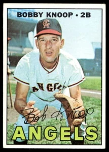 1967 Topps #175 Bobby Knoop California Angels como nuevo - Imagen 1 de 2