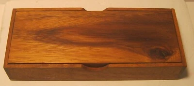 Hand Crafted Wooden Brain Teaser Puzzle Box w Solution Sheet MINT Condition!!! - Image 1 of 4