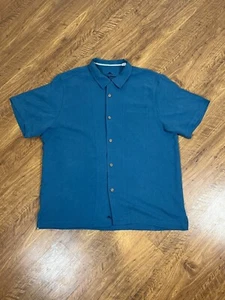 Tommy Bahama Shirt Mens Size XL Button Up Royal Blue - Picture 1 of 7