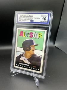 2022 Topps Throwback Thursday Shohei Ohtani #93 Gem 10 Angels - Imagen 1 de 2