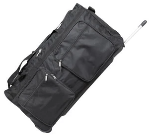 Flexible Nylon Trolley Reisetasche mit Rollen und Teleskopgriff Schwarz Phoenix - Bild 1 von 6