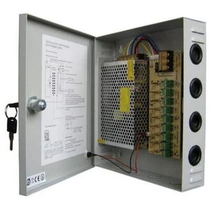 SPT Power Supply Box 3?x8? Rectangle Weatherproof Indoor 9-port DC12V 15Amp - Picture 1 of 2