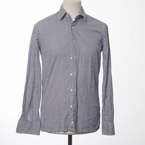CHRISTIAN LACROIX Shirt weiß geometrisches Muster Popeline Baumwolle 39/15,5 - Bild 1 von 5