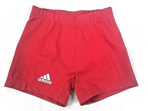 Adidas Red Climalite Boys Shorts with Stretch Waist & Adidas Logo Size S - Picture 1 of 4