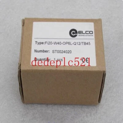 1 PCS NEW IN BOX ELCO Sensoren FI20-W40-OP6L-Q12/TB45 - Image 1 of 4