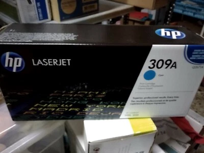 HP Q2671A TONER ORIGINAL 309A CYAN LASERJET 3500/3550 NEW abierto - Imagen 1 de 3