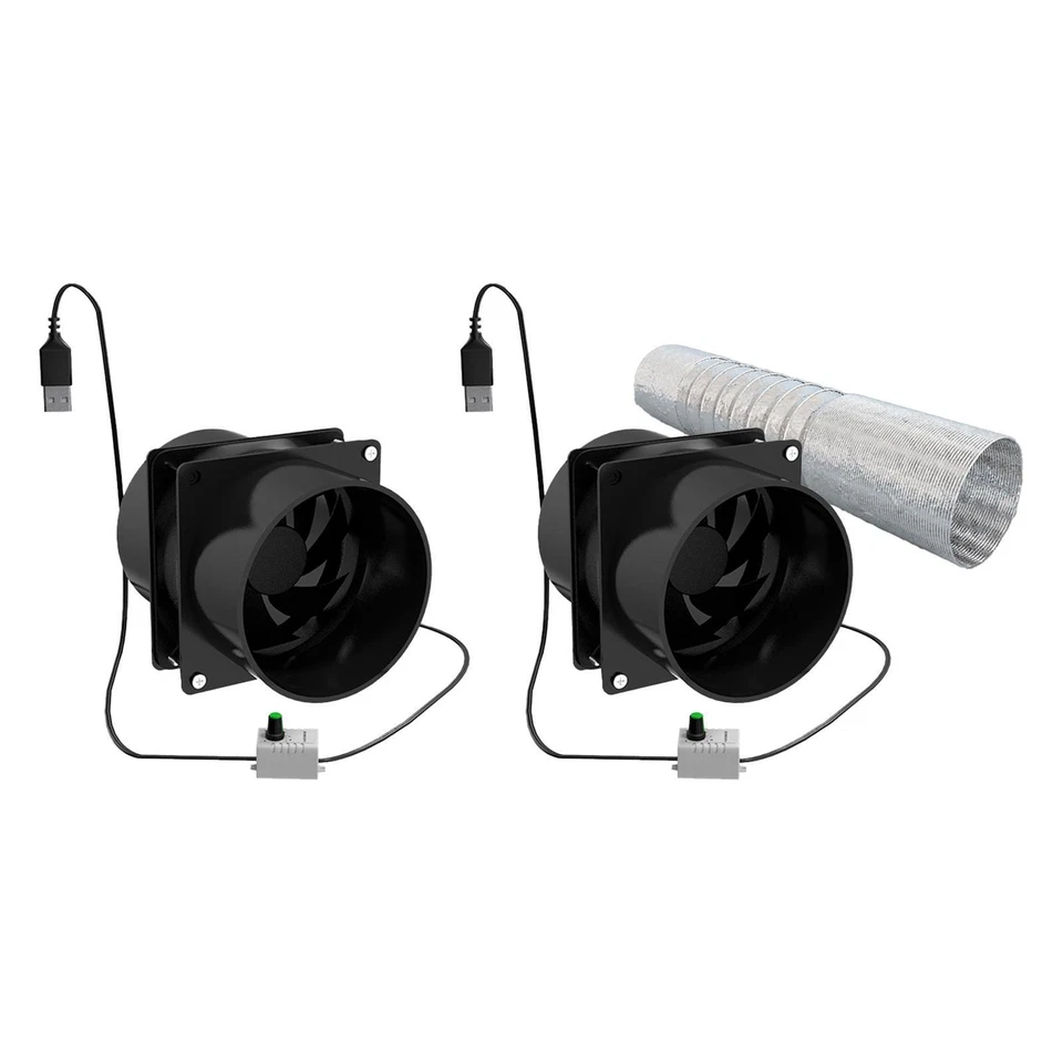 Exhaust Fan Greenhouse Silent Ventilator Fans for Window Office - Image 1 of 1