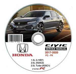 Honda Civic (2017-2020) Manual De Taller En CD - Imagen 1 de 10