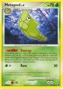 2x (pok-GE-047) Metapod (U) Pokemon D&P Great Encounters Card # 47 - Picture 1 of 1