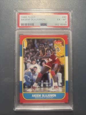 Fleer 1986-87 - Hakeem Olajuwon #82 (RC) Foto 1 de 2