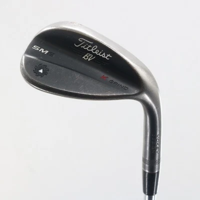 Cuña de arena Titleist Vokey SM6 Jet Black S SW 58 grados 58,12 acero diestro C-144594 Foto 1 de 4
