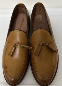 Allen Edmonds Grayson Men's Leather Tassel Loafers 9.5 D Walnut Calf New in Bag - Picture 1 of 8