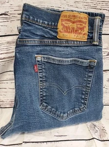 Levi's 514 Jeans Straight Fit 34x34 Mid Rise Stretch Denim Blau Herren Dark Wash - Bild 1 von 10