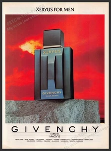 Givenchy Xeryus 1980s Print Advertisement 1987 Ad Promo (Not the cologne) - Picture 1 of 1