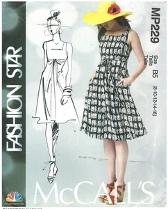 Cinturón de vestir McCall's MP 229 2012 Fashion Star Misses talla B5 8-16 patrón de costura - Imagen 1 de 3