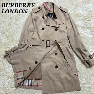 Gabardina Burberry London Nova Check beige miel talla 38 con forro de Japón - Imagen 1 de 24