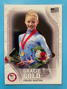 Gracie Gold – 2018 Topps U.S. Olympic Team #BPV-GG Podium & Flag parallel /99 - Picture 1 of 2