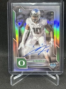 2025 Bowman Chrome U Matayo Uiagalelei Refractor Auto /299 Oregon 1st Round 🔥🔥 - Bild 1 von 4