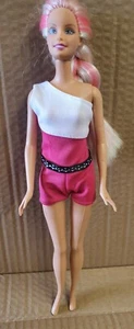Fuchsia & White Playsuit Shorts Top Made for Fashion Doll Party Outfit UK Seller - Picture 1 of 8