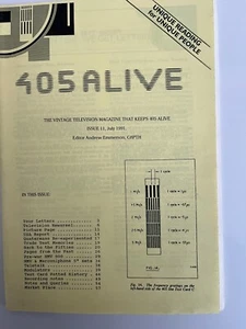 405 LIVING MAGAZYN WYDANIE 11 1991 VINTAGE ZŁOTE LATA CZARNO-BIAŁEJ TV - Zdjęcie 1 z 1