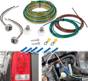 Universal BX8869 Bulb and Socket Tail Light Wiring Kit for Most Vehicles Trailer - Picture 1 of 10