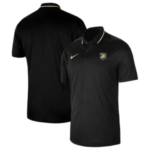 NIKE ARMY BLACK KNIGHTS NCAA MEN'S SIDELINE COACHES PERFORMANCE POLO SHIRT LARGE - Picture 1 of 4