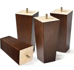 Sealy, Reflexion 4 AND S&F Reflexion 7 Adjustable Base Wooden Legs 6.5”(M8) - Picture 1 of 9