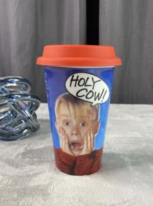 Neca Heilige Kuh allein zu Hause 12 Unzen Glas Reisebecher mit Deckel Kevin McCallister + DVD - Bild 1 von 6