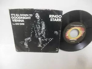 RINGO STARR mint 45 rpm ALL DOWN TO GOODNIGHT VIENNA b/w OO-WEE w/pic sleeve - Picture 1 of 3