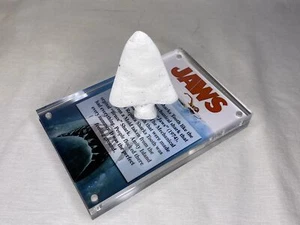 Jaws, Bruce Shark Tooth, Solid Resin, Acrylic Display Plaque, Signed, Numbered - Picture 1 of 7