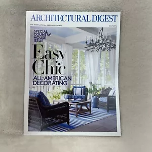 Architectural Digest Magazine July 2016 Special Country House Issue Easy Chic - Picture 1 of 4