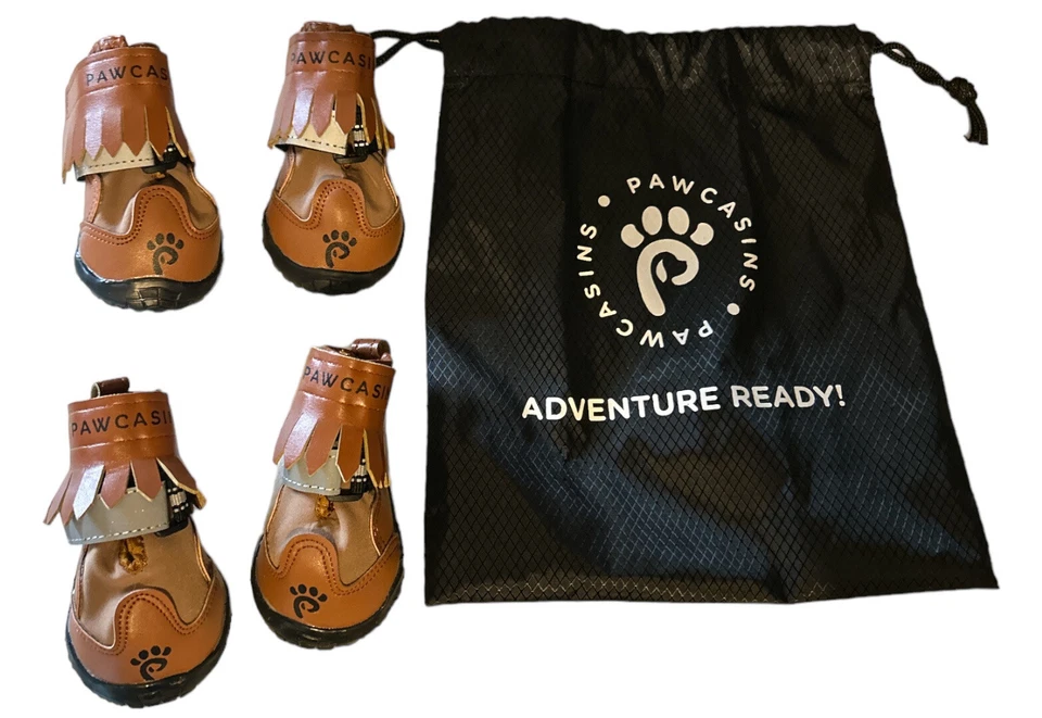 Sz 3 Dog Boots Non-Slip Soles Lot of 3 Pair - Image 1 of 2