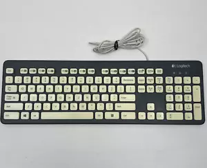 Logitech K310 820-004425 Tastiera cablata crema e grigio USB resistente all'acqua - Foto 1 di 10