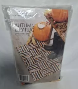 Annie's Holiday Quilters Club AUTUMN DAY RUG Sewing Fabric Kit, HQC47, - Picture 1 of 5