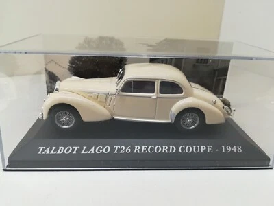 TALBOT LAGO T26 Record Coupe - 1948 - IXO Altaya 1/43 - Immagine 1 di 2