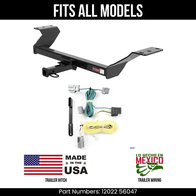 For 10-11 Buick Lucerne Trailer Hitch + 4Way Wiring Fits All Models Curt Tow Kit - Image 1 of 4