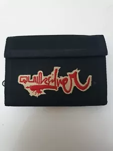 Quicksilver Wallet Canvas Fabric Bifold Surfing Style Wallet Large Logo - Picture 1 of 7