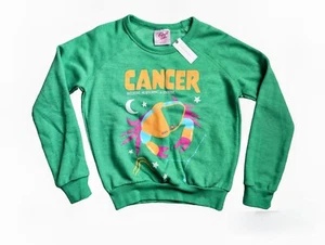 NEU Midnight Rider Anthropologie Carolita Sternzeichen Sweatshirt Krebs Damen XXS - Bild 1 von 8