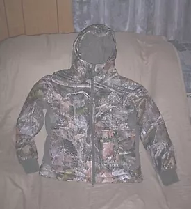 Boys Large Camo Jacket Insulated Hunting Jacket Waterproof Camo Hunting Coat - Picture 1 of 6