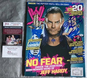 JEFF HARDY SIGNED WWE MAGAZINE COVER JSA AUTHENTICATED AI92750 - Picture 1 of 1