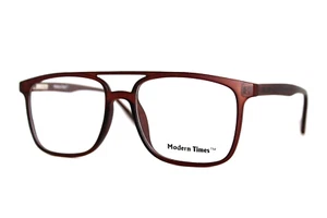 NUEVOS MARCOS DE GAFAS MODERN TIMES COMPETIT MARRÓN MATE AUTÉNTICOS 54-17-140 MM - Imagen 1 de 7