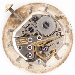 Vintage Glycine Kaliber 301 17-Juwel Armbanduhrwerk, läuft & hält die Zeit - Bild 1 von 4