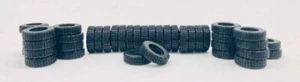 Neumáticos todo terreno HO 1:87 Promotex # 5502 solamente - (40 piezas) 14,75 mm de diámetro - Imagen 1 de 1