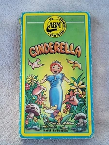 CINDERELLA AND FRIENDS By ABM GROUP VHS-TESTED-RARE VINTAGE SEE PICTURES - Picture 1 of 5