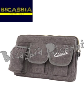 12068 - Sac Coffre Rangement Nylon Gris Vespa 360x210x30 MM - Picture 1 of 1
