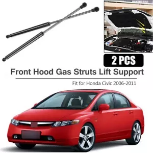 Front Hood Lift Support Struts Shocks Gas Springs Damper For Honda Civic 2006-11 - Bild 1 von 12