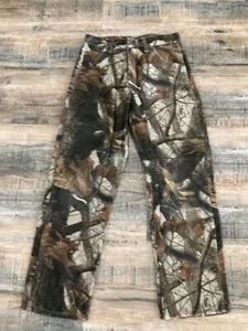 Wrangler Pro Gear Hunting Pants Boys 12 Reg Used Camouflage PG800AX - Picture 1 of 4